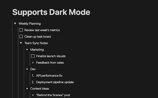 Notion Line — Structure at a Glance  from Chrome web store to be run with OffiDocs Chromium online