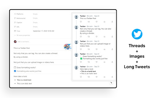 Notion Social Preview  from Chrome web store to be run with OffiDocs Chromium online