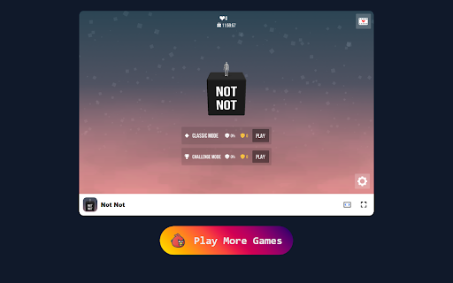 Not Not Game Test Your Logic with Brain Bending Puzzles!  from Chrome web store to be run with OffiDocs Chromium online