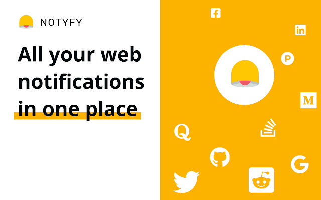 Notyfy Web Notifications in One Place из интернет-магазина Chrome будет работать с OffiDocs Chromium онлайн