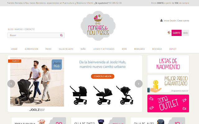 Noumesos Blog de Bebés uit de Chrome-webwinkel, te gebruiken met OffiDocs Chromium online