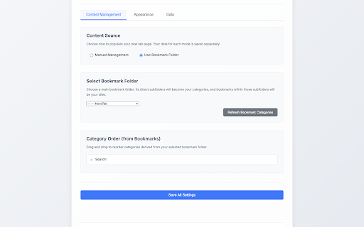 NovaTab Next Gen Dashboard  from Chrome web store to be run with OffiDocs Chromium online