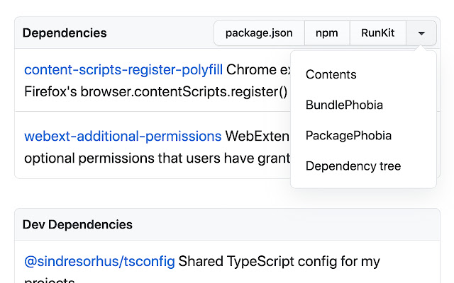 Chrome 웹 스토어의 npmhub가 OffiDocs Chromium 온라인과 함께 실행됩니다.