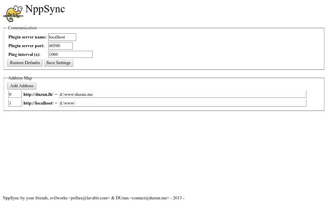 NppSync  from Chrome web store to be run with OffiDocs Chromium online