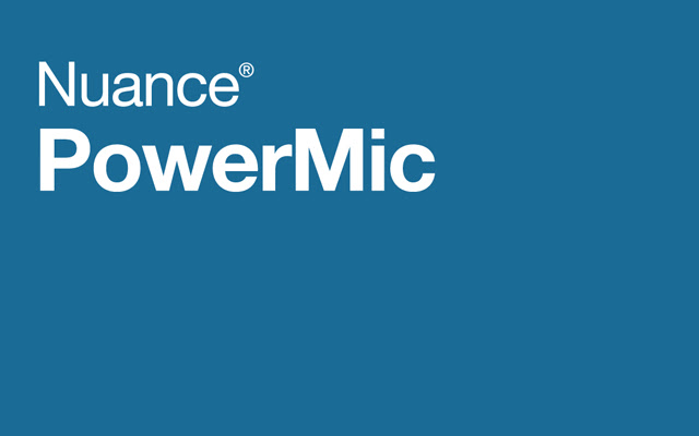 Nuance PowerMic Web Extension  from Chrome web store to be run with OffiDocs Chromium online