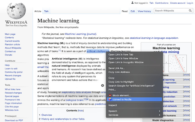 Nuclia tools  from Chrome web store to be run with OffiDocs Chromium online