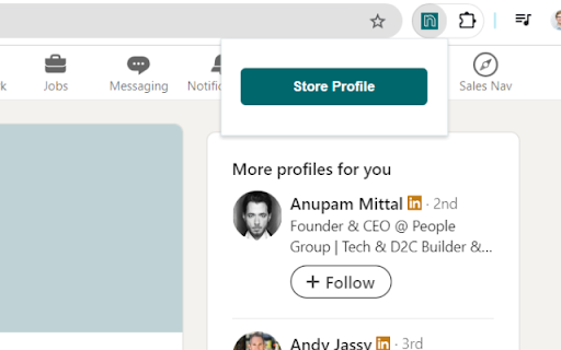 nudgem.ai Extension  from Chrome web store to be run with OffiDocs Chromium online