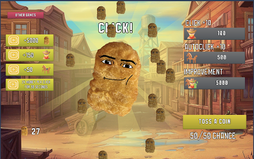 Nugget Clicker : Clicker Games  from Chrome web store to be run with OffiDocs Chromium online