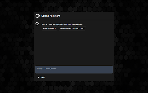 Nulio Solana Assistant  from Chrome web store to be run with OffiDocs Chromium online