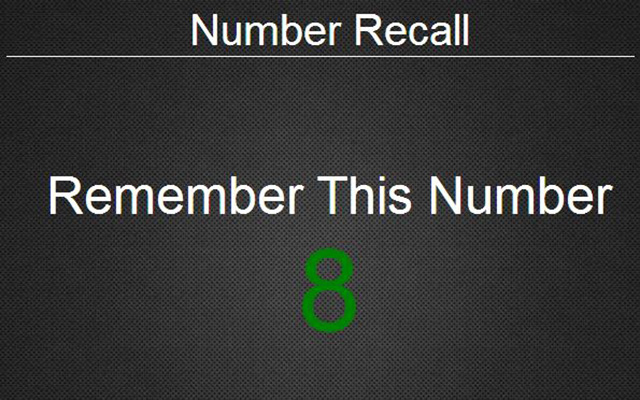 Number Recall da Chrome Web Store para ser executado com o OffiDocs Chromium online