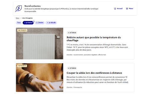 NumÉcoGestes  from Chrome web store to be run with OffiDocs Chromium online NumÉcoGestes  from Chrome web store to be run with OffiDocs Chromium online