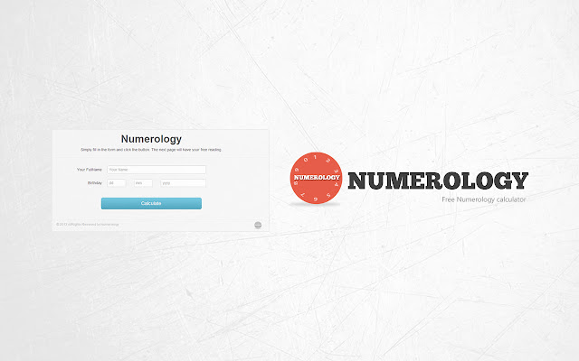 Numerology  from Chrome web store to be run with OffiDocs Chromium online