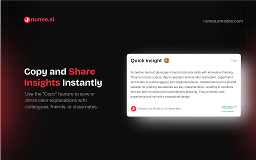 nunee.ai  from Chrome web store to be run with OffiDocs Chromium online