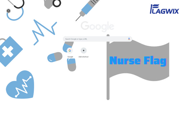Nurse Flag Represents Medical Supplies  from Chrome web store to be run with OffiDocs Chromium online