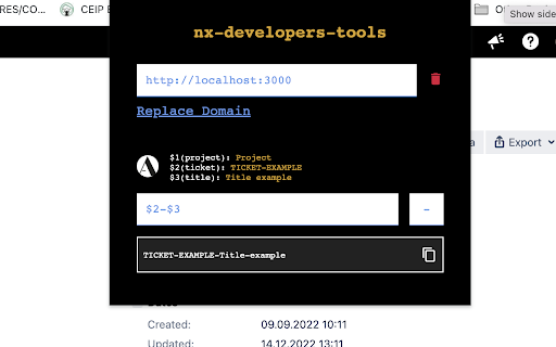 nx developers tools  from Chrome web store to be run with OffiDocs Chromium online