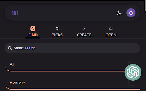 OB1  from Chrome web store to be run with OffiDocs Chromium online