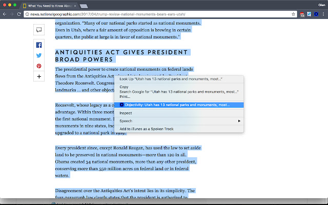 Objectivity  from Chrome web store to be run with OffiDocs Chromium online