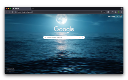 Ocean and Moonlight  from Chrome web store to be run with OffiDocs Chromium online