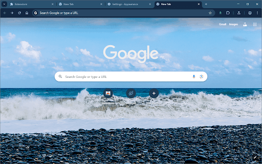 Ocean Pebbles  from Chrome web store to be run with OffiDocs Chromium online