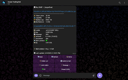 Ocean Trade  from Chrome web store to be run with OffiDocs Chromium online