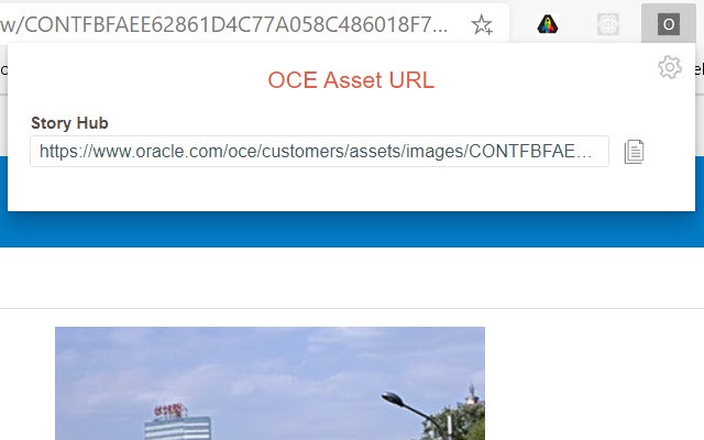 OCE Asset URL  from Chrome web store to be run with OffiDocs Chromium online