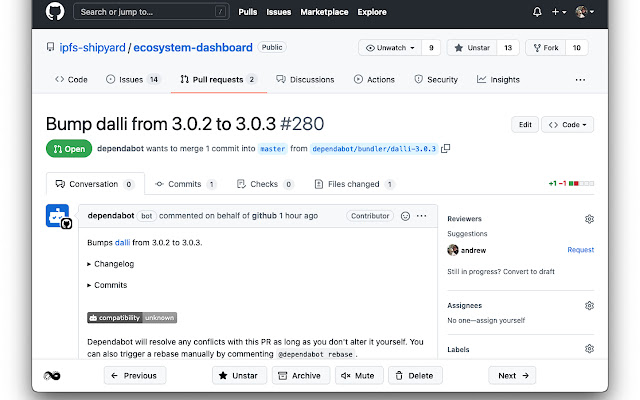Octobox  from Chrome web store to be run with OffiDocs Chromium online