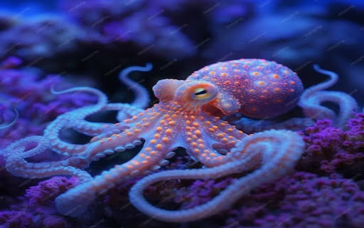octopus wallpaper  from Chrome web store to be run with OffiDocs Chromium online
