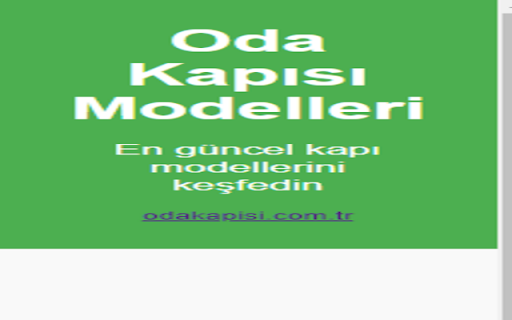 Oda Kapısı Modelleri  from Chrome web store to be run with OffiDocs Chromium online