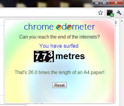 Odometer for Chrome  from Chrome web store to be run with OffiDocs Chromium online