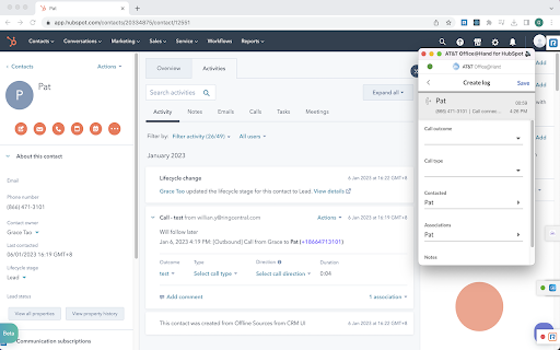 Office@Hand for HubSpot  from Chrome web store to be run with OffiDocs Chromium online