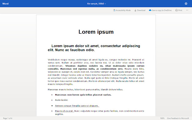 Office Web  from Chrome web store to be run with OffiDocs Chromium online