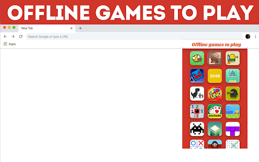 Offline Games To Play  from Chrome web store to be run with OffiDocs Chromium online