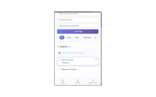 Offload Todo  from Chrome web store to be run with OffiDocs Chromium online