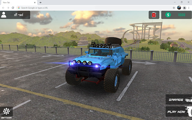 Off Road 4x4 Jeep Simulator Game  from Chrome web store to be run with OffiDocs Chromium online