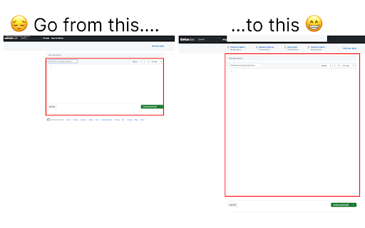 OhMyGist  from Chrome web store to be run with OffiDocs Chromium online