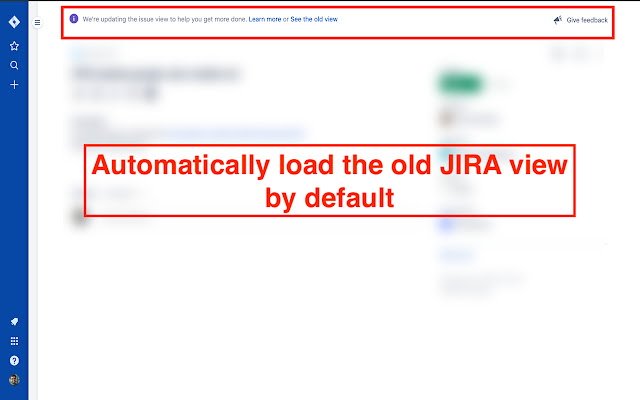 Old JIRA  from Chrome web store to be run with OffiDocs Chromium online