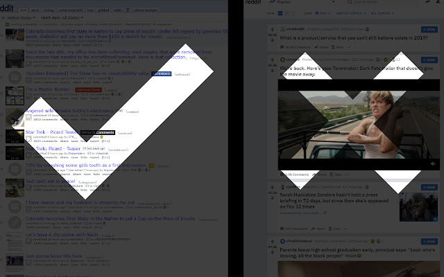 Oldreddit  from Chrome web store to be run with OffiDocs Chromium online