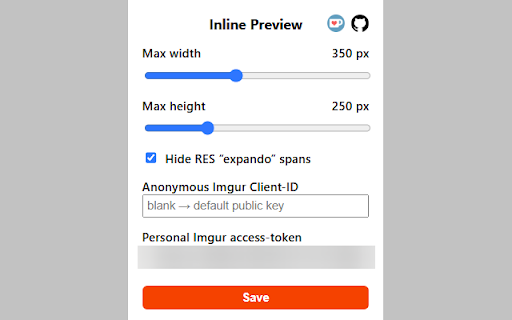 Old Reddit Inline Image Previews and Upload  from Chrome web store to be run with OffiDocs Chromium online