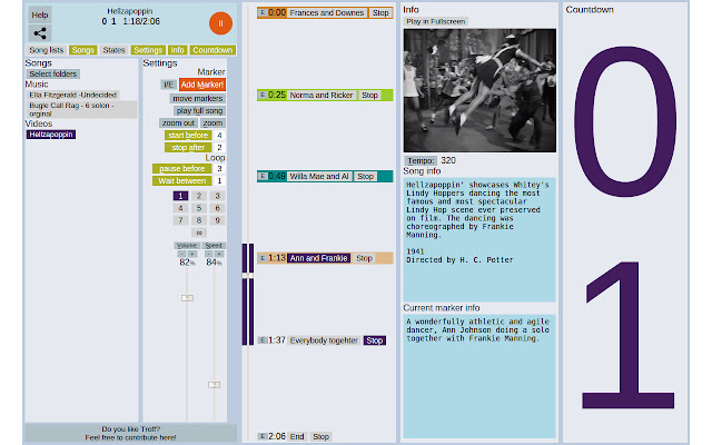 Latihan Old Troff dengan muzik dari kedai web Chrome untuk dijalankan dengan OffiDocs Chromium dalam talian