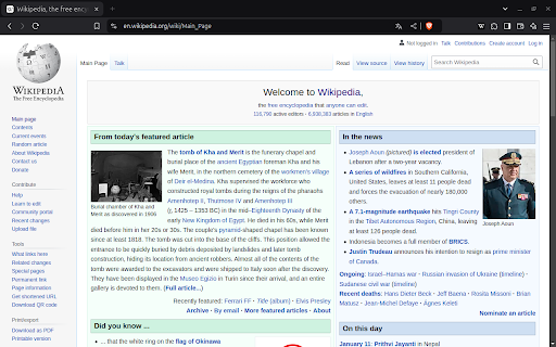Old Wiki  from Chrome web store to be run with OffiDocs Chromium online