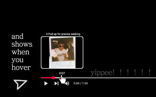 Old YouTube Scrubber  from Chrome web store to be run with OffiDocs Chromium online