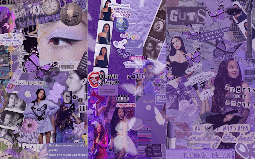 Olivia Rodrigo Theme  from Chrome web store to be run with OffiDocs Chromium online