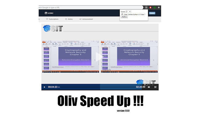 Oliv Speed Up!  from Chrome web store to be run with OffiDocs Chromium online