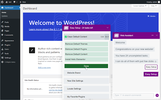 Oli Web Assistant  from Chrome web store to be run with OffiDocs Chromium online