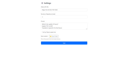 Ollama Benchmark Compare LLMs Locally  from Chrome web store to be run with OffiDocs Chromium online