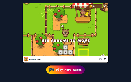 Olly the Paw Game Earn coins by selling fruits and delightful desserts!  from Chrome web store to be run with OffiDocs Chromium online