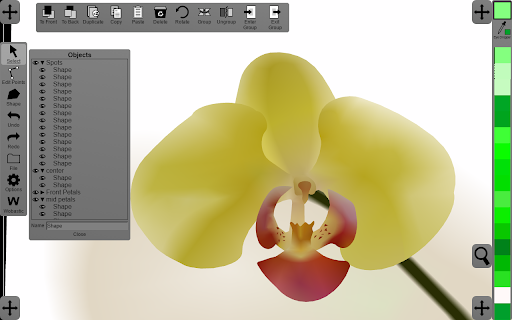 Omber Vector Shading  from Chrome web store to be run with OffiDocs Chromium online