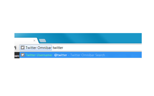 Omnibox Twitter  from Chrome web store to be run with OffiDocs Chromium online