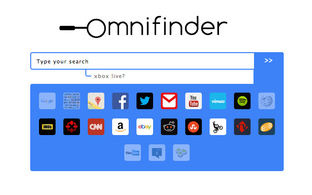 Omnifinder  from Chrome web store to be run with OffiDocs Chromium online
