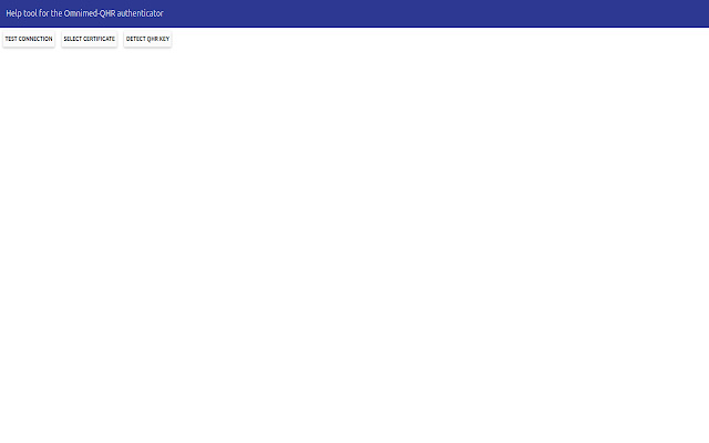 Omnimed QHR authenticator  from Chrome web store to be run with OffiDocs Chromium online